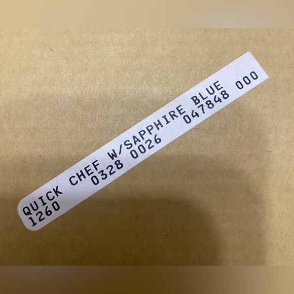 Tupperware Quick Chef Sapphire Blue Non-Electric Food Processor Original Box - Picture 6 of 6